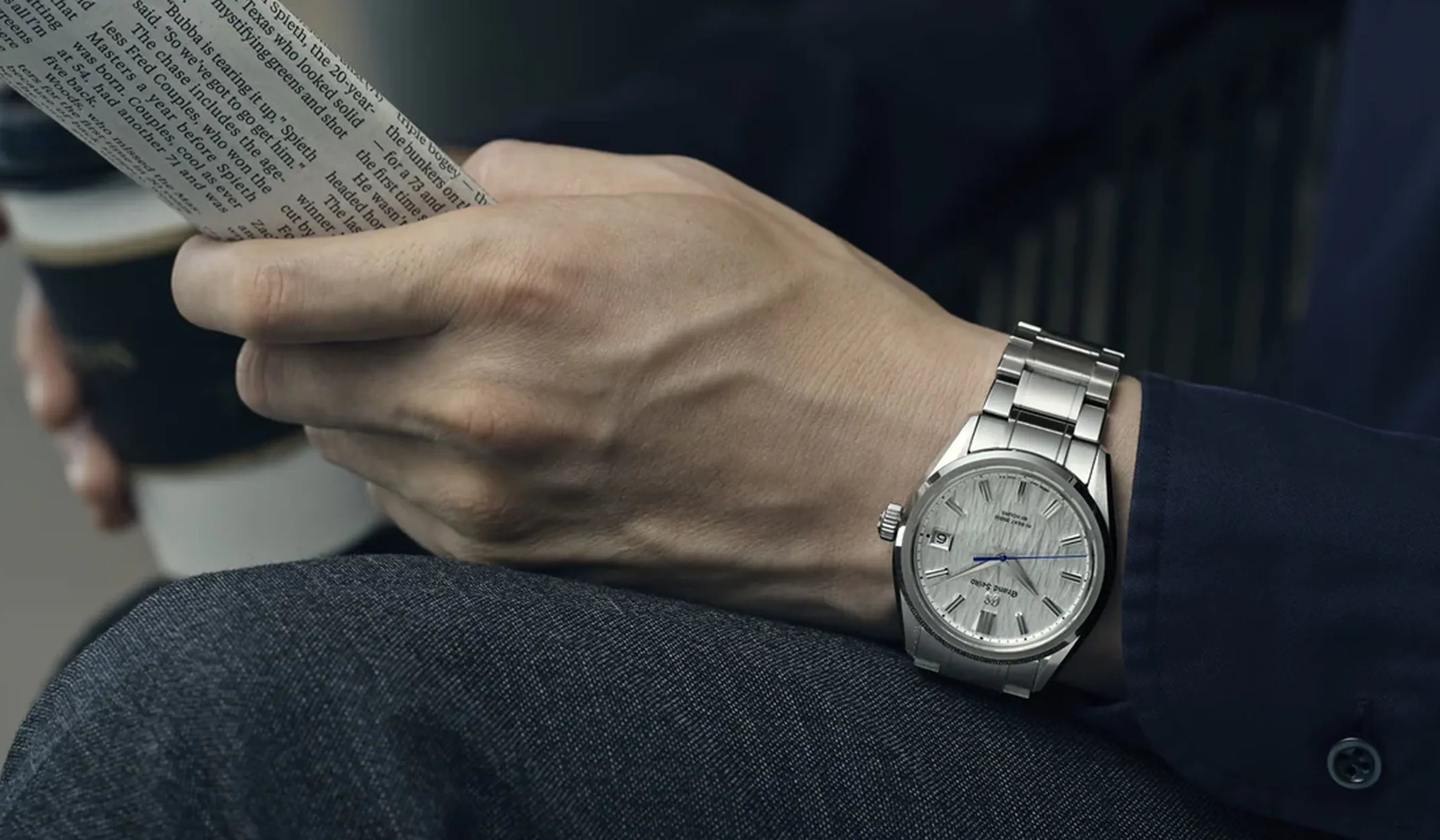 slgh005 グランドセイコー Grand Seiko 着用画像