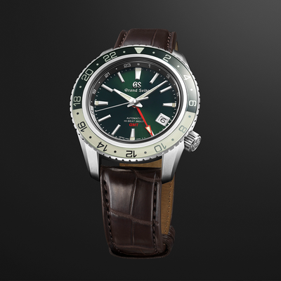 sbgj239 グランドセイコー Grand Seiko 深いグリーンダイヤル 茶色のクロコダイルストラップ
