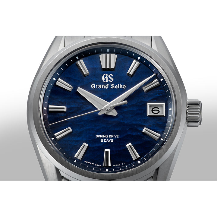 SLGA021 水面　Grand Seiko GS 自動巻き腕時計 Grand Seiko Spring Drive 5 Days SLGA021 Lake Suwa Blue Dial Watch