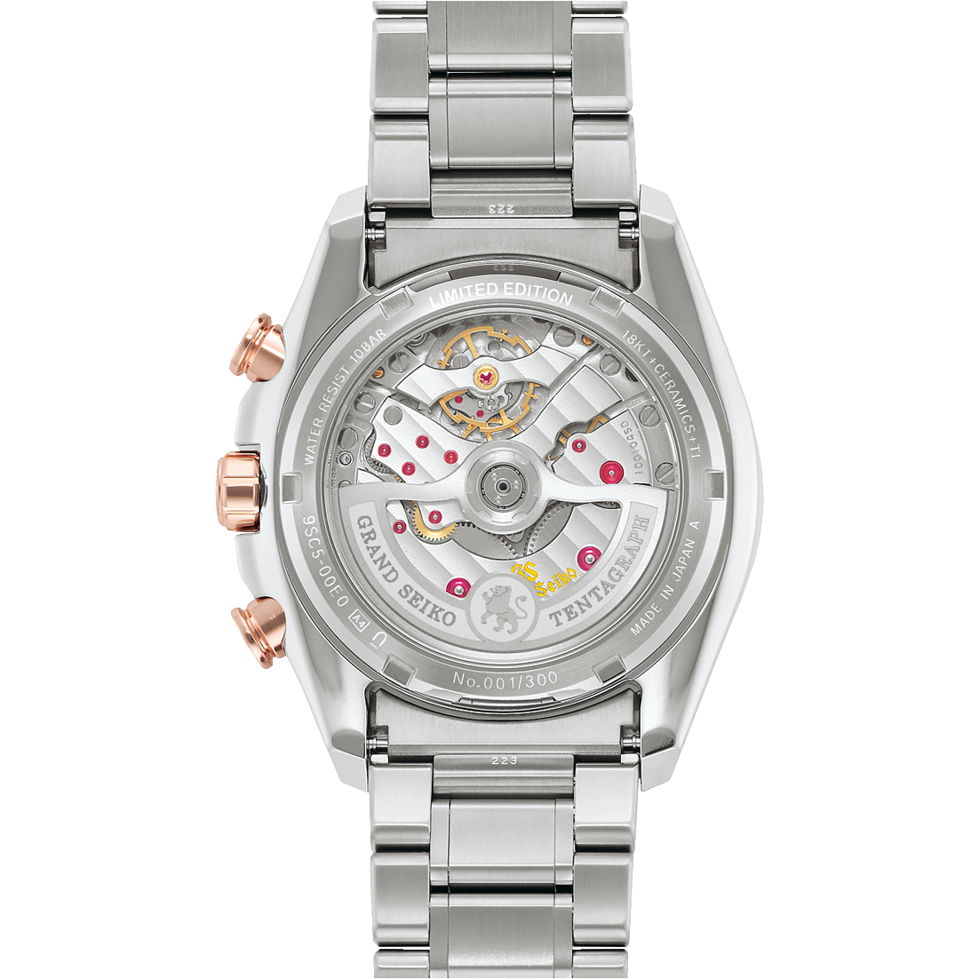 Grand Seiko,SLGC006,裏ぶた「LIMITED EDITION」表記,裏ぶたシリアルナンバー入り
