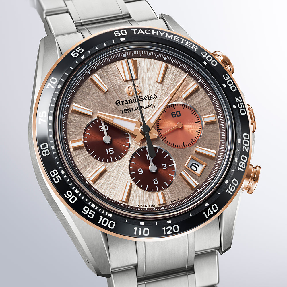 Grand Seiko,SLGC006,ダイヤルには命の流れを表現した新たな型打ち模様,ダイヤルカラーはカッパーピンクを採用
