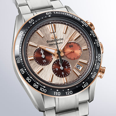 Grand Seiko,SLGC006,ダイヤルには命の流れを表現した新たな型打ち模様,ダイヤルカラーはカッパーピンクを採用