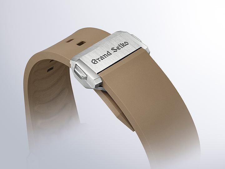 グランドセイコーSTGF289　ブラウンレザー 時計ベルト シルバーバックル グランドセイコー レディース クオーツ 革ベルト セイコー 腕時計