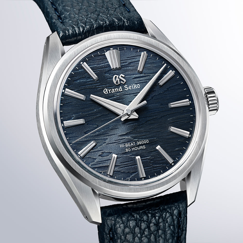 Grand Seiko,SLGW007,月あかりに照らされた白樺の樹皮をダイヤルに表現,ダイヤルはネイビーカラー